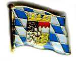 Anstecker, Flagge, Wappen, Bayern